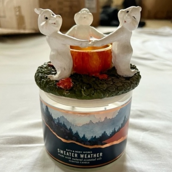 Yankee Candle Other - VINTAGE Yankee Candle Three Ghosts and a pumpkin Candle-Topper w/tealigh…​